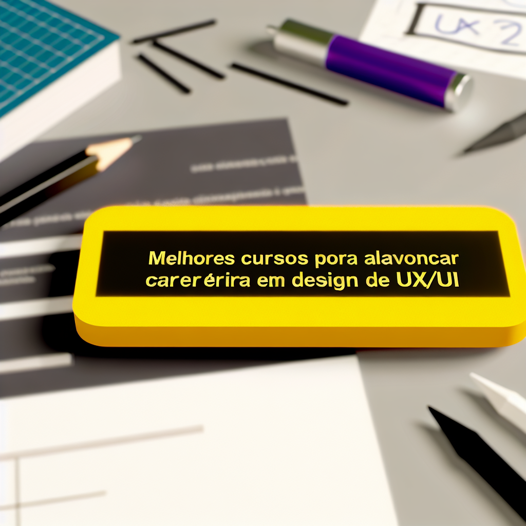 Melhores cursos para alavancar sua carreira em design de UX/UI