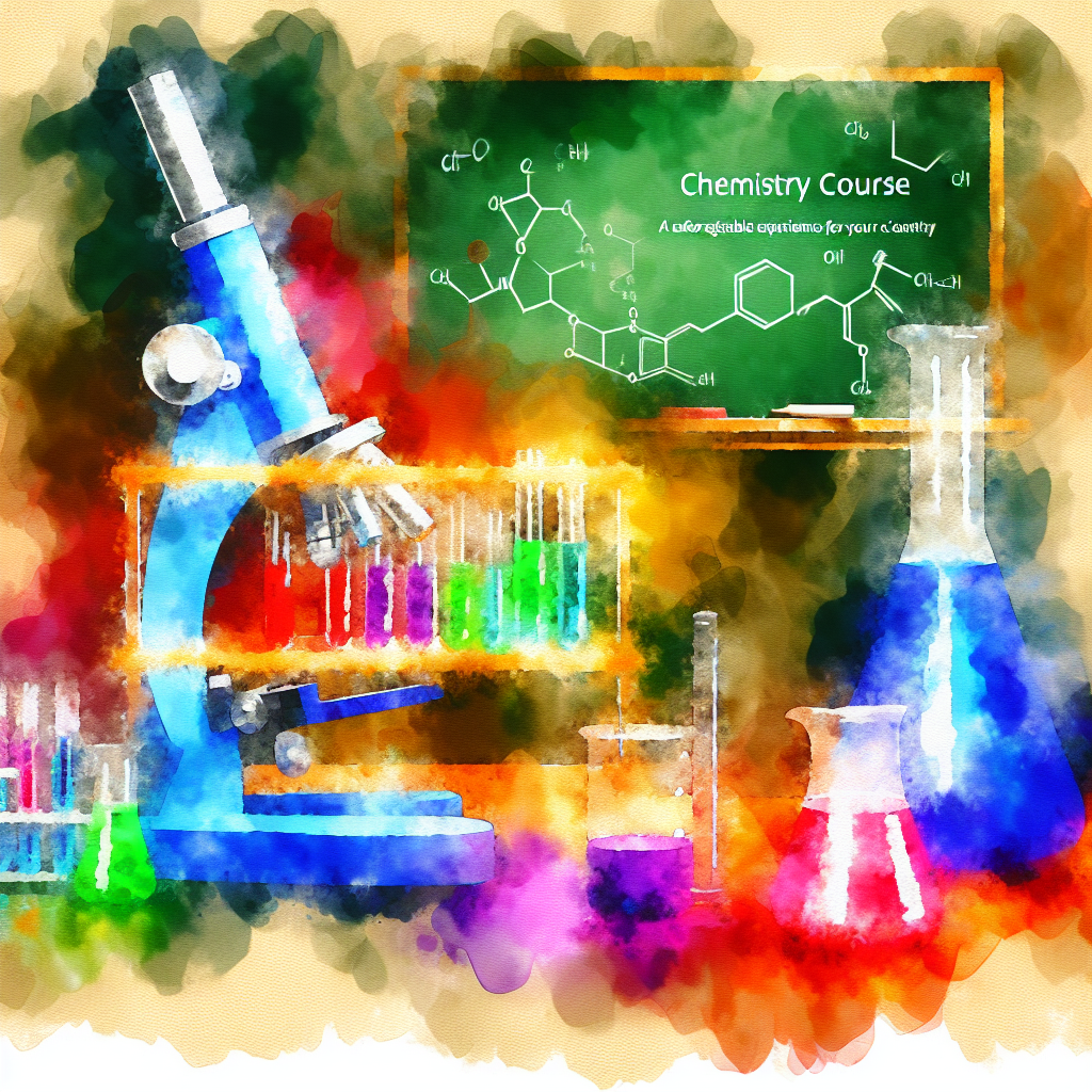 Curso de Química: uma experiência inesquecível para sua carreira científica